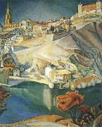 Diego Rivera Landscape oil painting reproduction